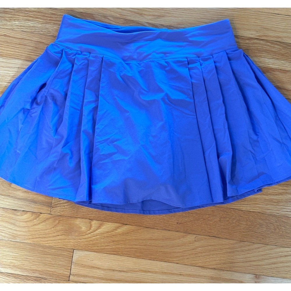 Lululemon side pleat high rise skort